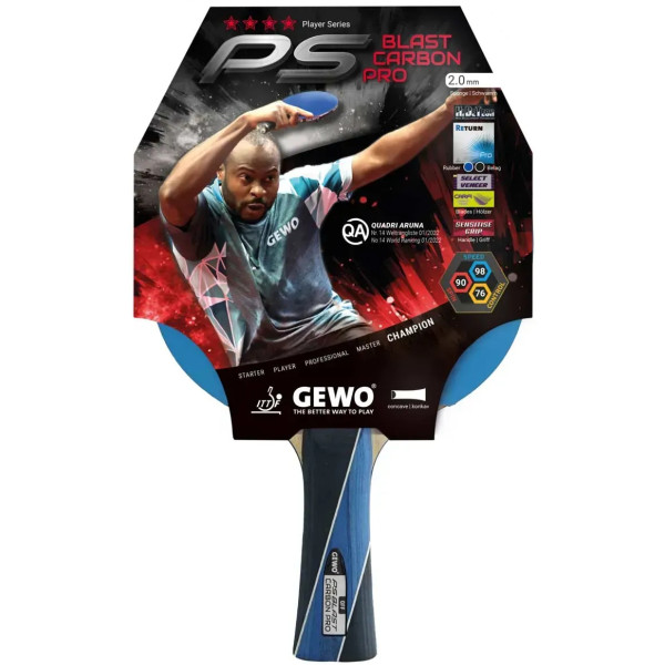 Фото - Ракетка для настольного тенниса Gewo PS Blast Carbon Pro FL (1073900001)