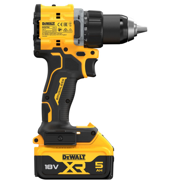 Фото - Дрель-шуруповерт DeWALT DCD794P2T