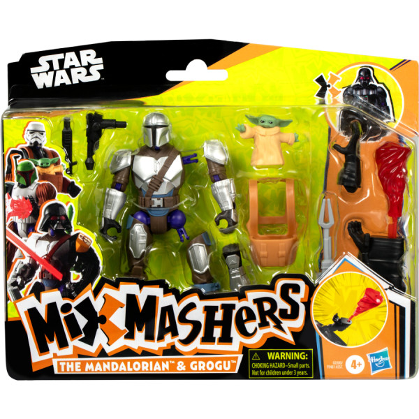 Фото - Коллекционная фигурка Hasbro Звездные войны серии MixMashers SW MIXMASHERS MANDO AND GROGU DLX FIGURE (F9481_G0300)