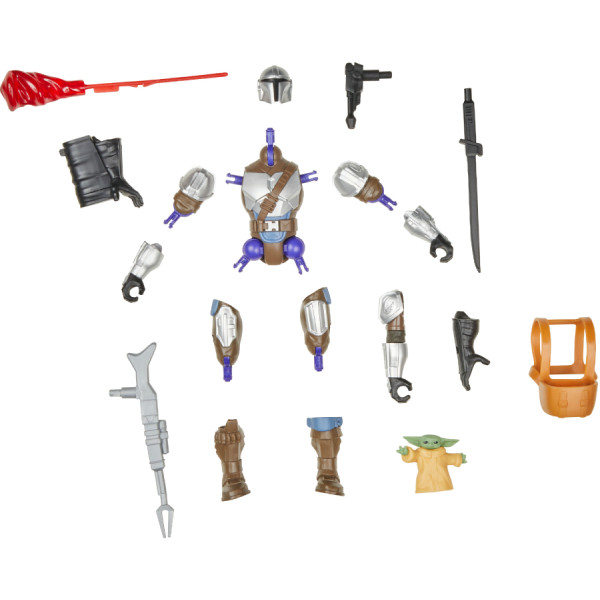 Фото - Коллекционная фигурка Hasbro Звездные войны серии MixMashers SW MIXMASHERS MANDO AND GROGU DLX FIGURE (F9481_G0300)