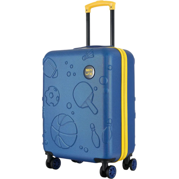 Фото - Чемодан детский Semi Line S Blue/Yellow (T5888-2) Фото - Чемодан детский Semi Line S Blue/Yellow (T5888-2)