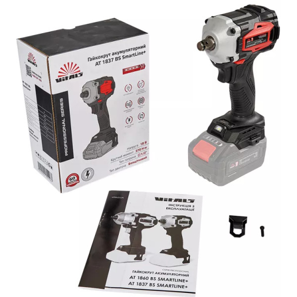 Фото - Гайковерт аккумуляторный VITALS Professional AT 1837 BS SmartLine+
