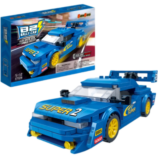 Фото - Пластиковый конструктор Banbao Скоростные гонки (218 эл.) Раллийное авто (ET838) Фото - Пластиковый конструктор Banbao Скоростные гонки (218 эл.) Раллийное авто (ET838)