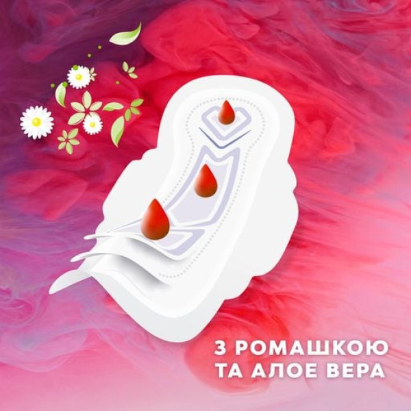 Фото - Прокладки гигиенические Libresse Ultra Normal Wing Aloe Vera & Camomile 20 (7322540344011)