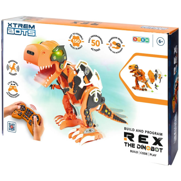 Фото - Радиоуправляемый робот BlueRocket Дино Рекс STEM (XT3803086)