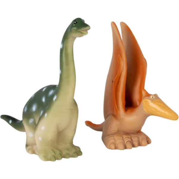 Фото - Игрушка для ванной Baby Team Динозавры 2 шт. (8757_набір з птеродактилем)