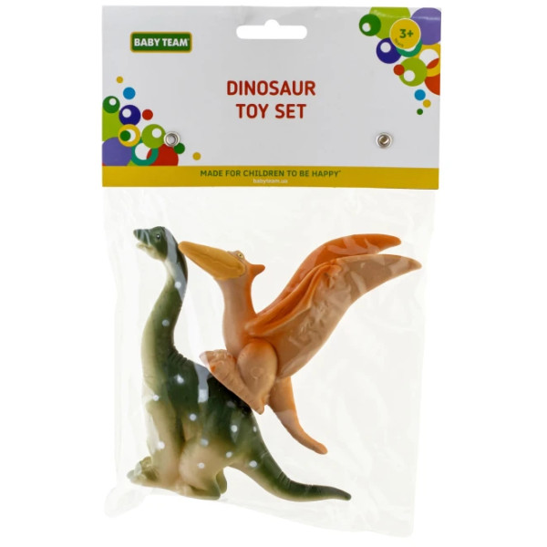 Фото - Игрушка для ванной Baby Team Динозавры 2 шт. (8757_набір з птеродактилем)