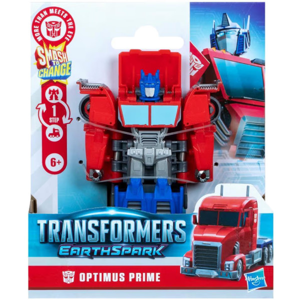 Фото - Машинка-трансформер Hasbro серии Трансформеры. Новая искра TRA EARTHSPARK 1 STEP SMASH OPTIMUS (G0742_G0994)