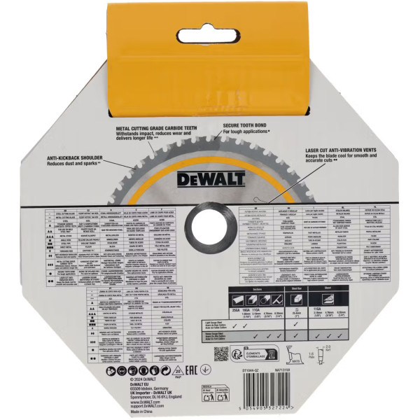 Фото - Диск пильный DeWALT DT1044