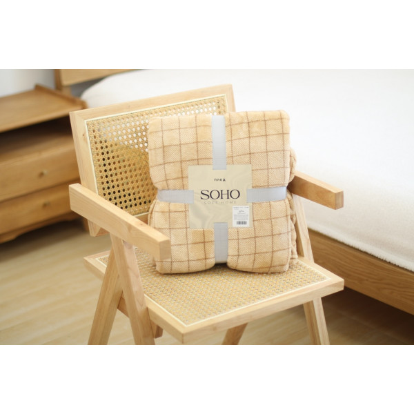 Фото - Плед евро SOHO 200х220 см Sweet Beige