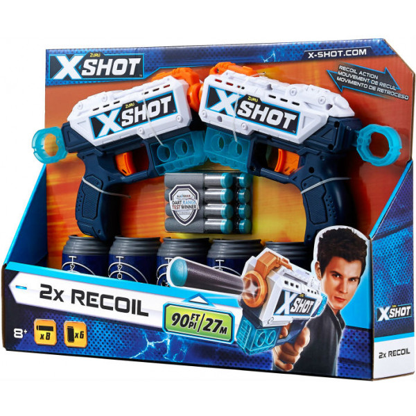 Фото - Бластер однозарядный X-Shot Zuru Excel Double Pulse (36202Z)