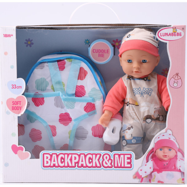 Фото - Мягкий пупс Lunabebe с аксессуарами (74831)