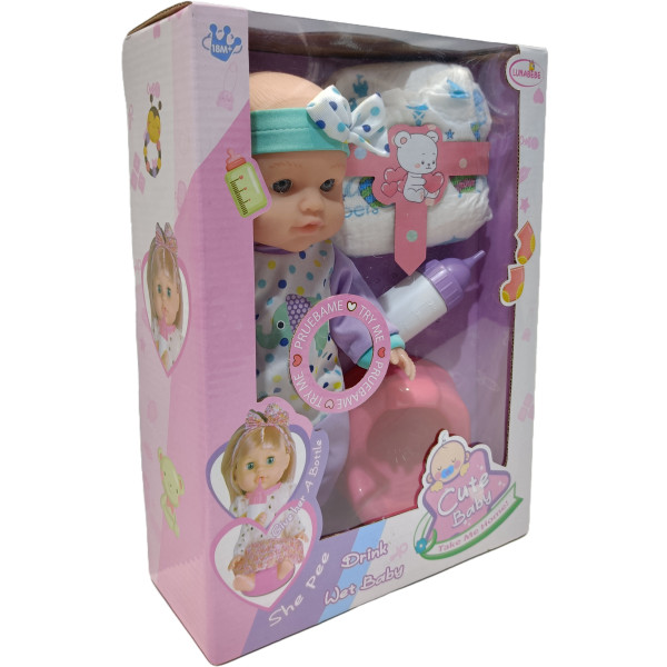 Фото - Интерактивный пупс Lunabebe с аксессуарами со звуковыми и функциональными эффектами (74930)