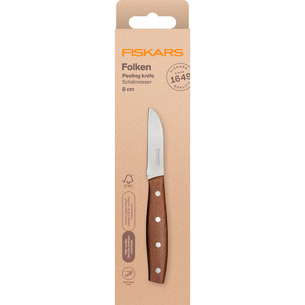 Фото - Нож для овощей Fiskars Folken 7 см (1075691)