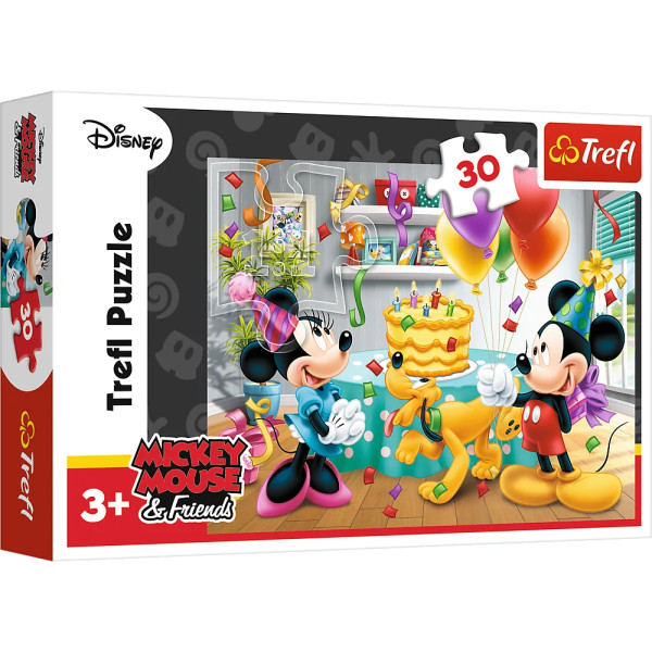 Фото - Пазлы (3-4 года) Trefl Mickey&friends Именинный торт 30 эл. (82118)