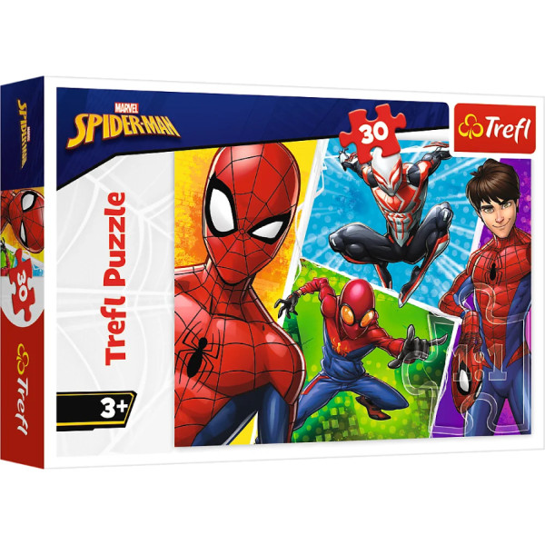 Фото - Пазлы (3-4 года) Trefl Spiderman Человек-паук и Мигель 30 эл. (82422)