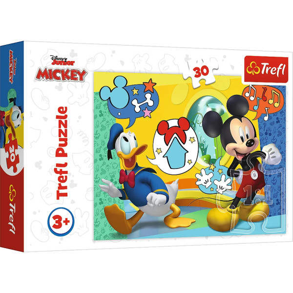 Фото - Пазлы (3-4 года) Trefl Mickey&friends Микки Маус и веселый дом 30 эл. (82897)