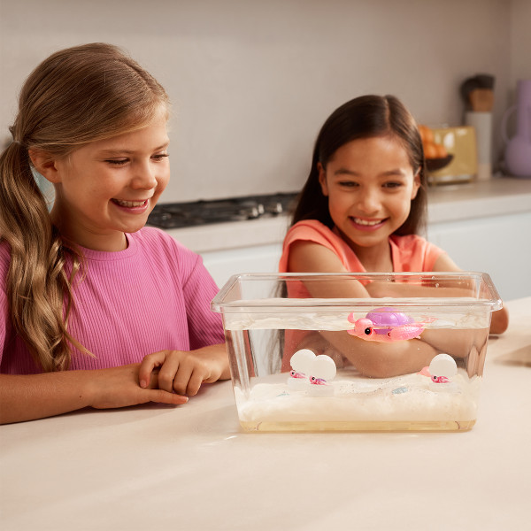 Фото - Интерактивный набор Pets & Robo Alive Mama&Baby Surprise S1 – МАМА ЧЕРЕПАХА С СЮРПРИЗОМ (9560)