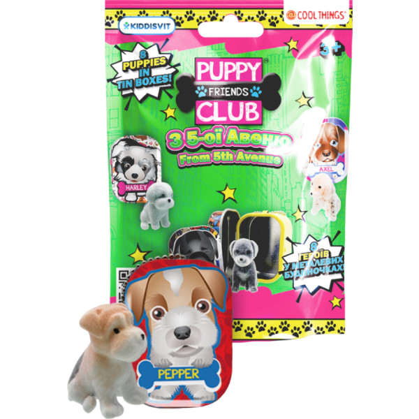 Фото - Игровая фигурка-сюрприз Cool Things Puppy Club - ЩЕНКИ С 5-ОЙ АВЕНЮ (PC059)