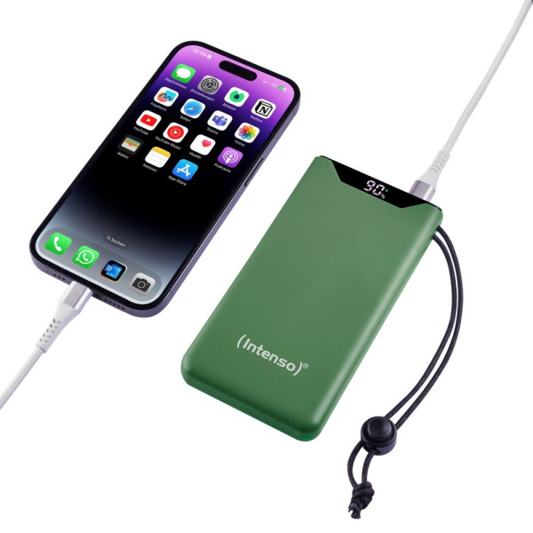 Фото - Батарея мобильная Intenso 10000MAH QC3.0 GREEN F10000 (7332037)