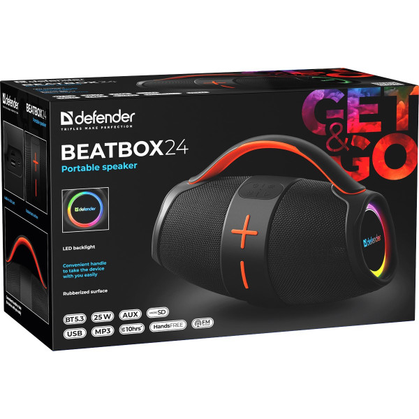 Фото - Портативная акустика Defender Beatbox 24 Black