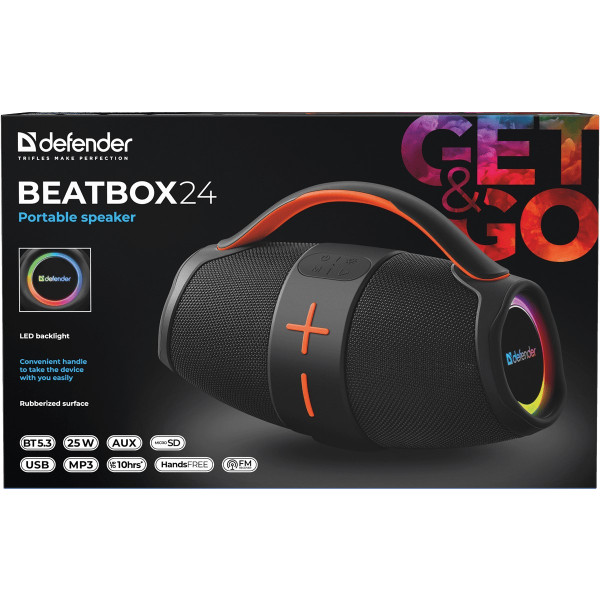 Фото - Портативная акустика Defender Beatbox 24 Black