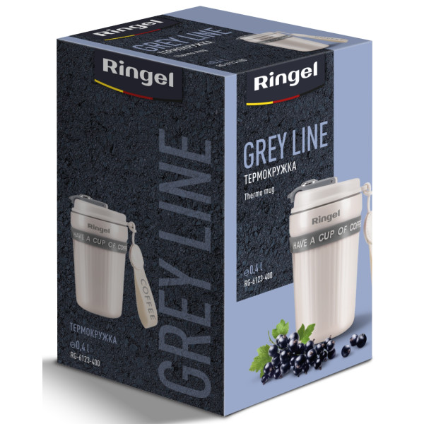 Фото - Термокружка Ringel Grey Line 400 мл (RG-6123-400)