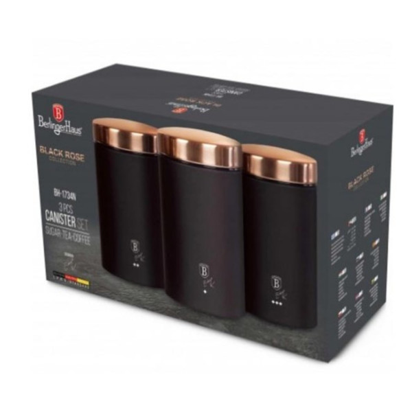 Фото - Набор емкостей для сыпущих BerlingerHaus 3 пр. (BH 1734N)