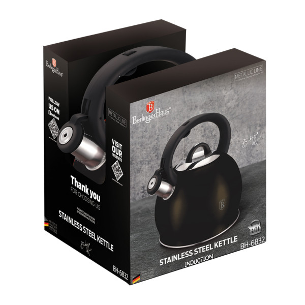 Фото - Чайник металлический BerlingerHaus 3 л (BH 6832N)