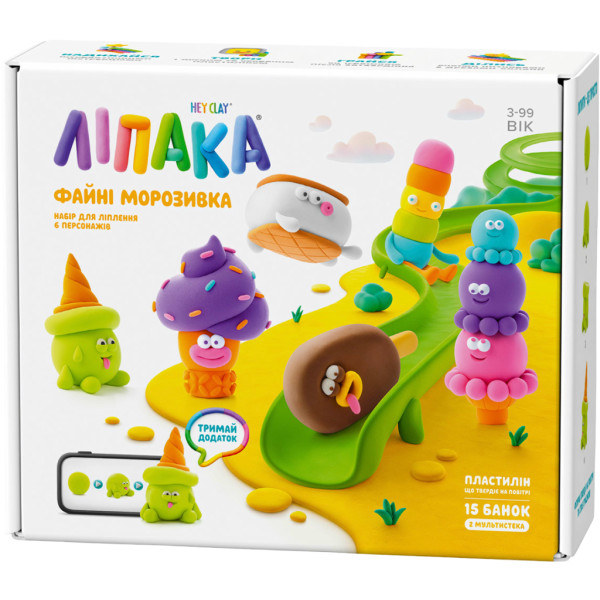Фото - Масса для лепки Ліпака КЛАССНОЕ МОРОЖЕНОЕ (15029-UA01)