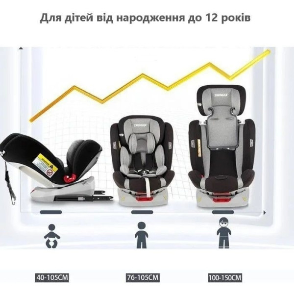 Фото - Автокресло Kidilo ZB836 Grey (1171372)