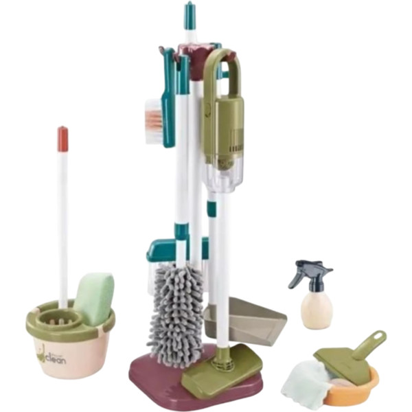 Фото - Сюжетно-ролевая игра. Дом. Бытовая техника Bambi набор для уборки 667-66 со стойкой и пылесосом 23 пр. (1171371) Фото - Сюжетно-ролевая игра. Дом. Бытовая техника Bambi набор для уборки 667-66 со стойкой и пылесосом 23 пр. (1171371)