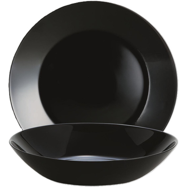 Фото - Столовый сервиз Luminarc ZELIE BLACK 18 пр. (V3894)