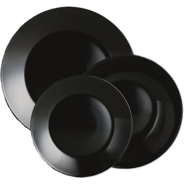 Фото - Столовый сервиз Luminarc ZELIE BLACK 18 пр. (V3894)