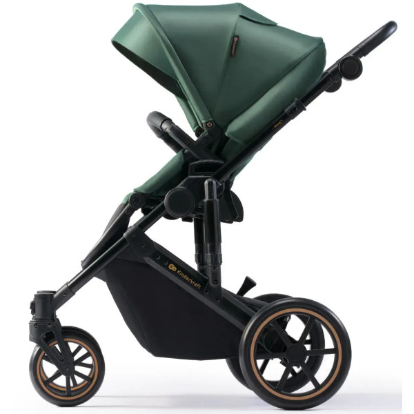 Фото - Коляска универсальная 2 в 1 Kinderkraft Prime 2 Dark Green (KSPRIM02GRE2000)