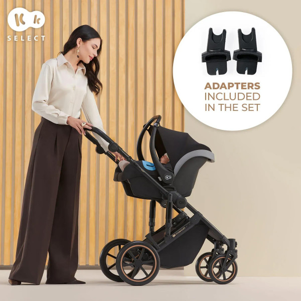 Фото - Коляска универсальная 2 в 1 Kinderkraft Prime 2 Dark Green (KSPRIM02GRE2000)