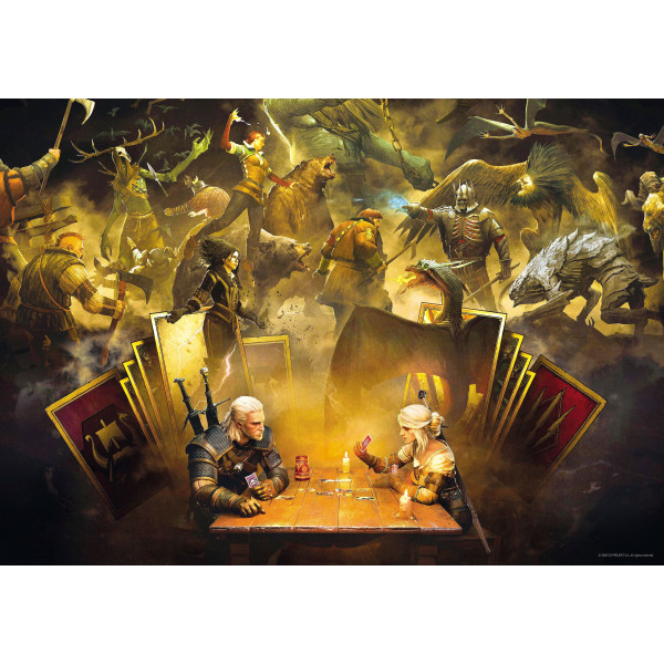Фото - Пазлы картонные (8+) Good Loot Witcher: Playing Gwent puzzles 1000 шт. (5908305231448)