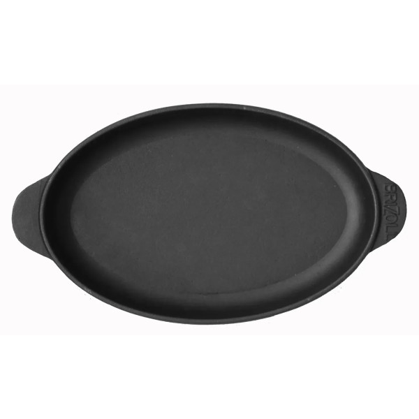 Фото - Сковорода универсальная Brizoll H2214 HoReCa 220х140х25 мм, порционная овальная