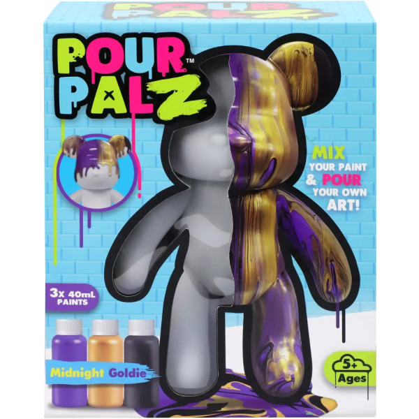 Фото - Набор для декупажа и росписи Pour Palz Ведмежёнок Полночное золото S2 (GS-G25029) Фото - Набор для декупажа и росписи Pour Palz Ведмежёнок Полночное золото S2 (GS-G25029)