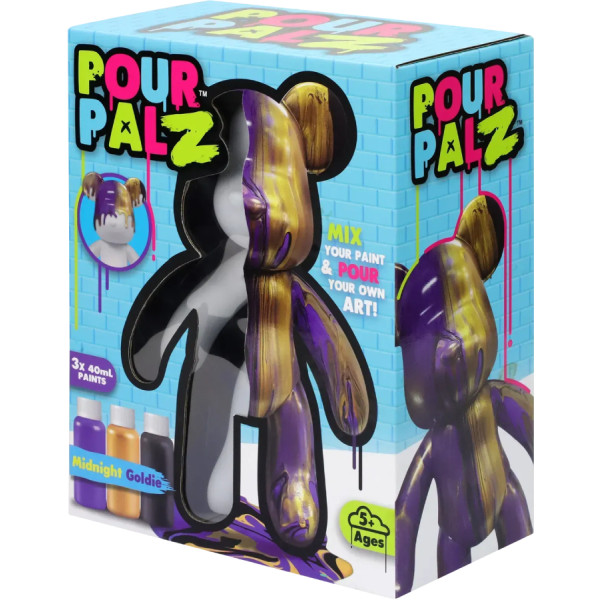 Фото - Набор для декупажа и росписи Pour Palz Ведмежёнок Полночное золото S2 (GS-G25029)