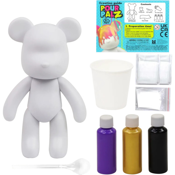 Фото - Набор для декупажа и росписи Pour Palz Ведмежёнок Полночное золото S2 (GS-G25029)