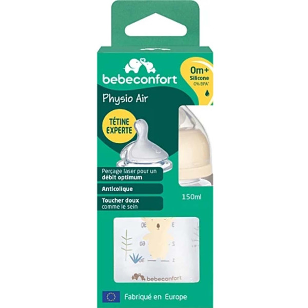 Фото - Бутылочка для кормления Bebe Confort Physio Air 150 мл Sand 0+