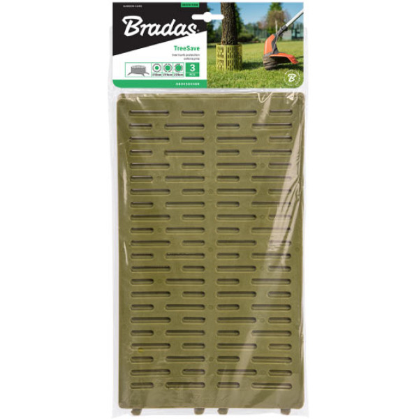Фото - Бордюр садовый BRADAS TreeSave 20х33 см Зеленый (OBO12033GR)