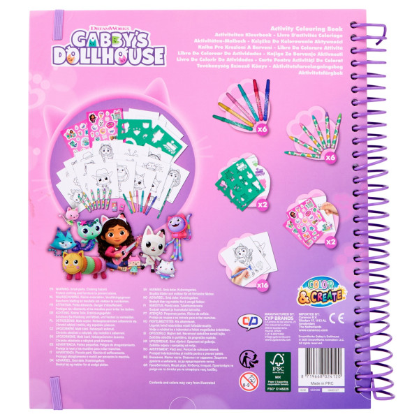 Фото - Раскраски классические Disney GABBY'S DOLLHOUSE Активити (GD24356)