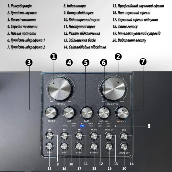 Фото - Портативная акустика INSPIRE YS-208 Gold