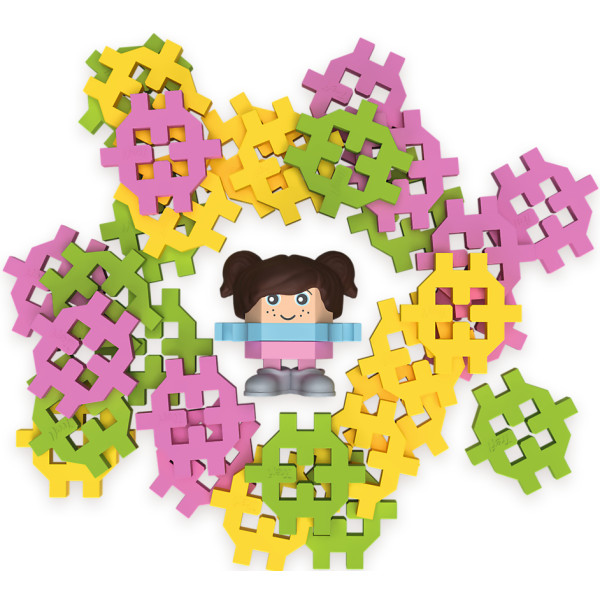 Фото - Пазлы (3-4 года) Trefl Connect 35 дет. с игровой фигуркой Bea (20047)