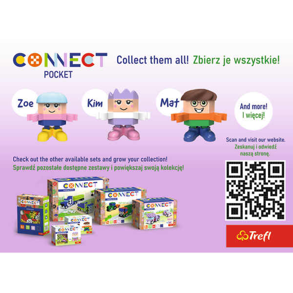 Фото - Пазлы (3-4 года) Trefl Connect 35 дет. с игровой фигуркой Bea (20047)