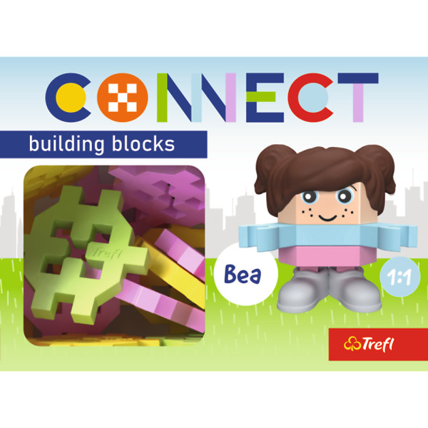Фото - Пазлы (3-4 года) Trefl Connect 35 дет. с игровой фигуркой Bea (20047)