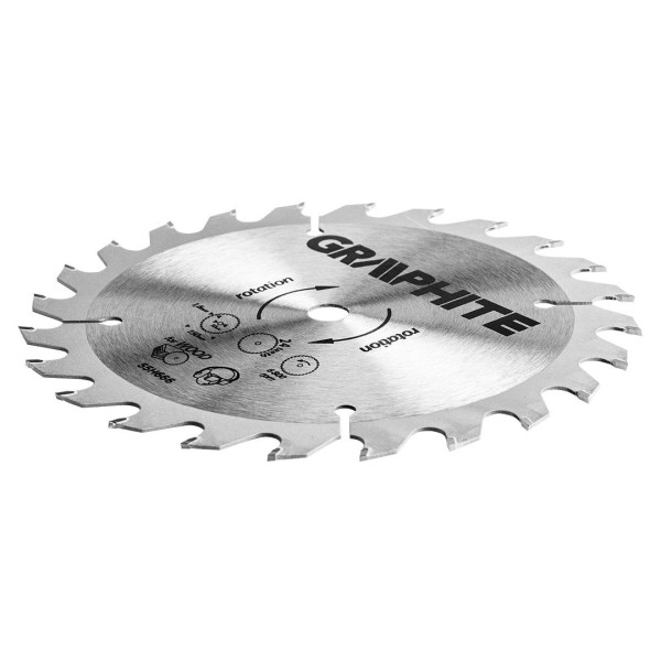 Фото - Диск пильный GRAPHITE 150х10мм, 1.6мм, 24 зубов (55H666)