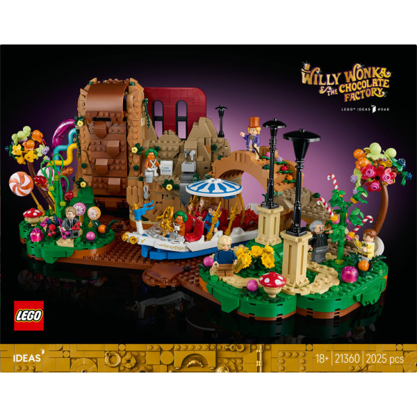 Фото - Конструктор LEGO Ideas Вилли Вонка и шоколадная фабрика (21360)